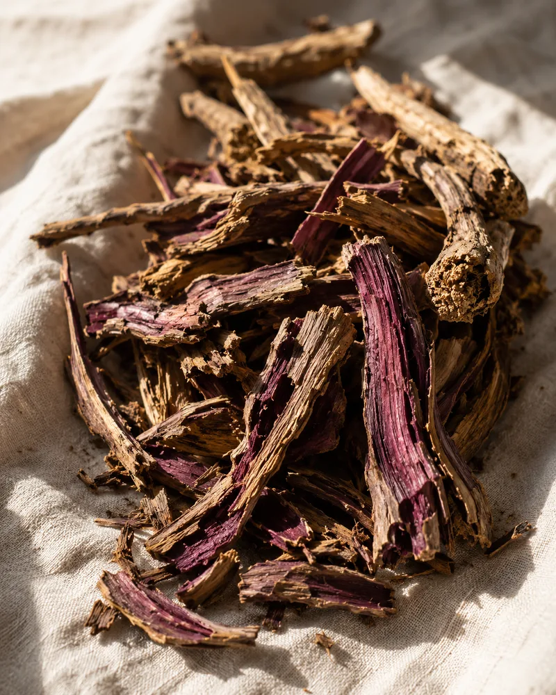 root bark close-up — editorial